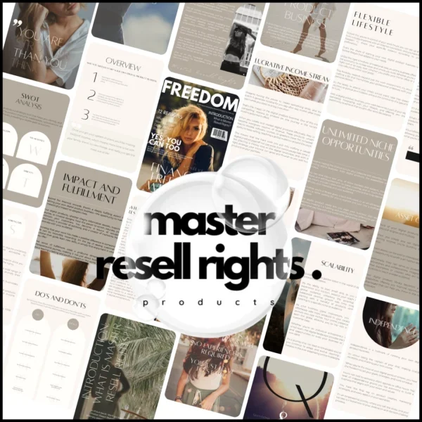 How To Achieve Financial Freedom with Digital Products and Master Resell Rights