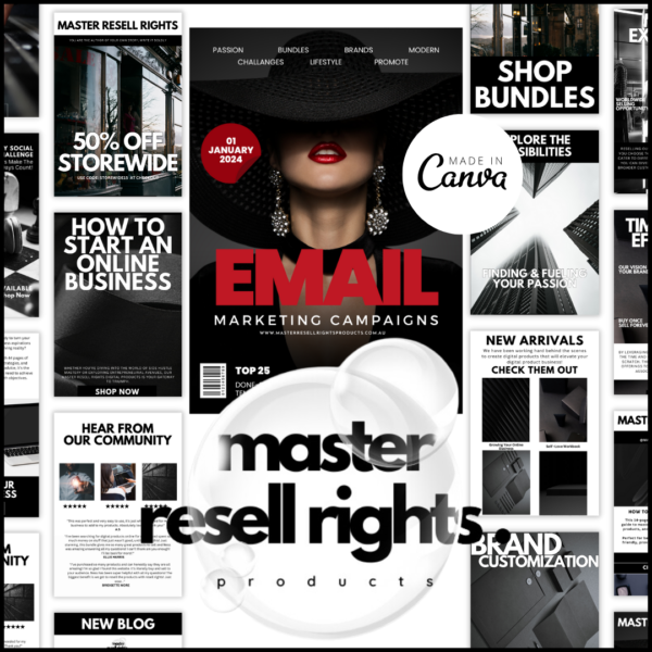 25 Email Marketing Campaigns with Master Resell Rights