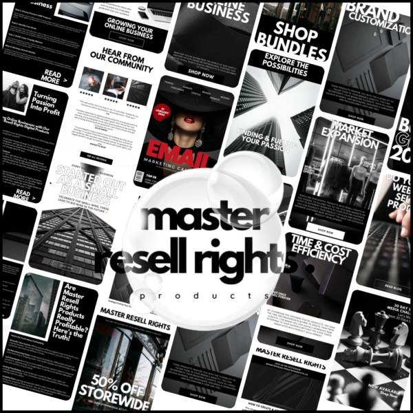 25 Email Marketing Campaigns with Master Resell Rights