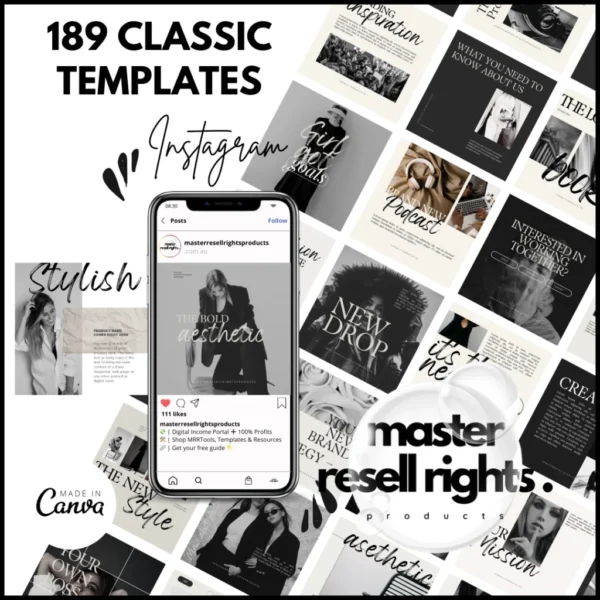 189 Classic Marketing Templates