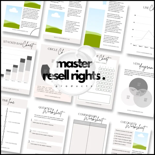 78 Page Course Creator eBook Template with Master Resell Rights