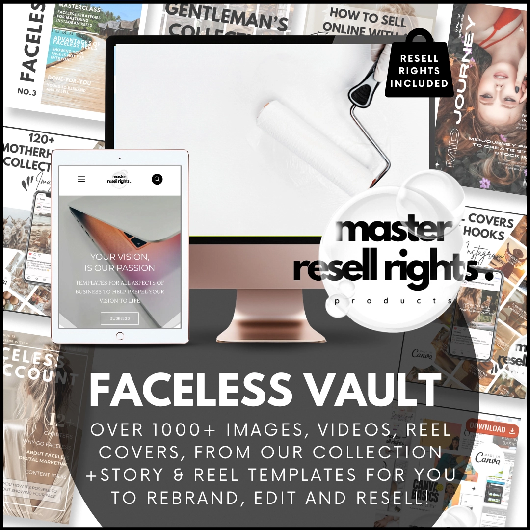 Faceless Vault Mock ups