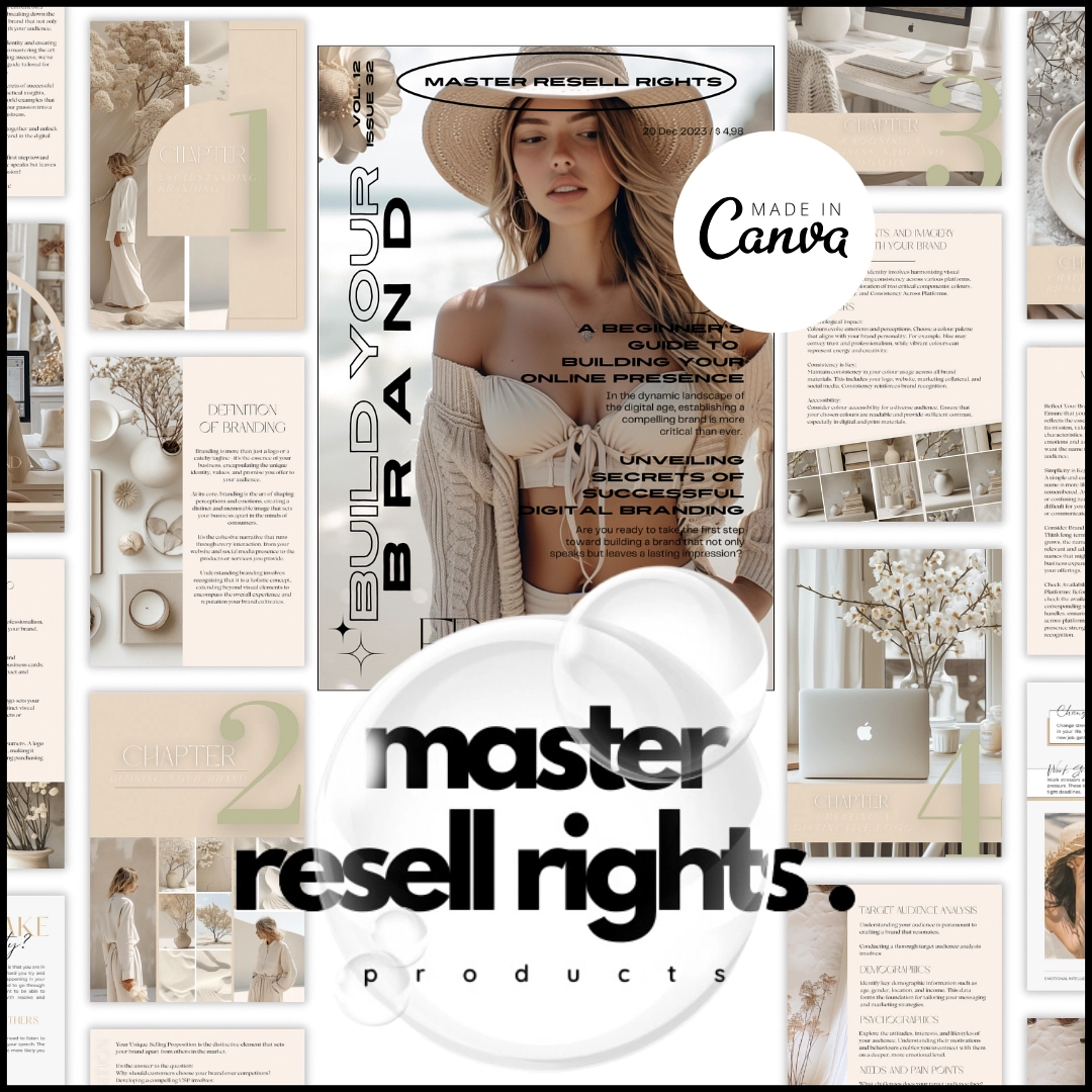 Build Your Brand eBook with Master Resell Rights