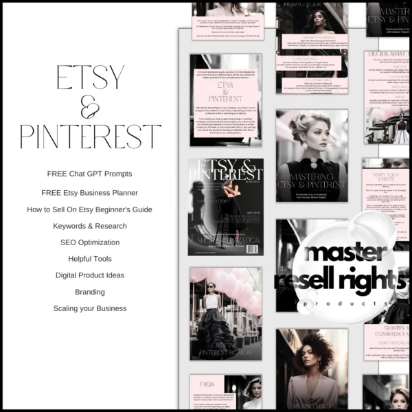 Mastering Etsy and Pinterest with Master Resell Rights