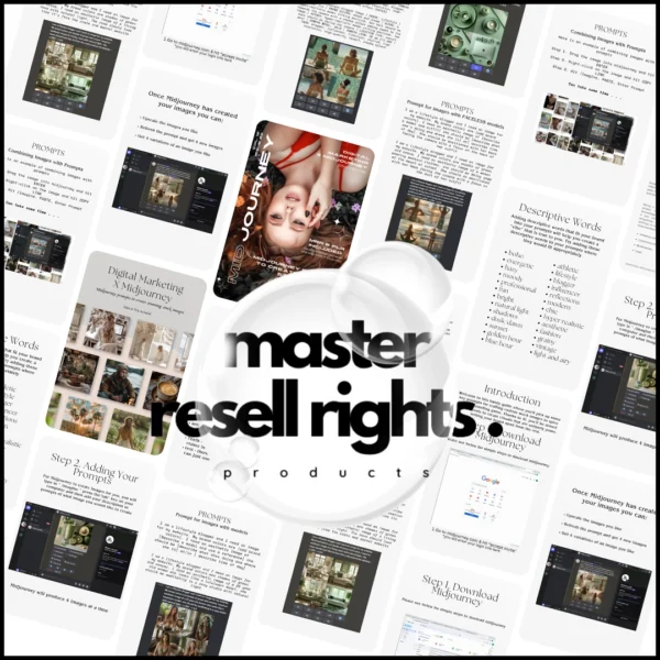 Midjourney Digital Crash Course with Master Resell Rights